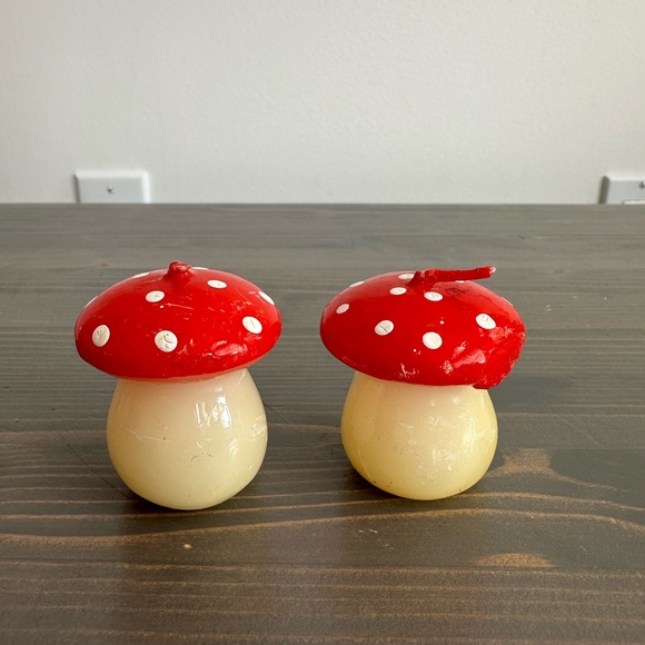 2 x vintage mushroom candle - Picture 4 of 14